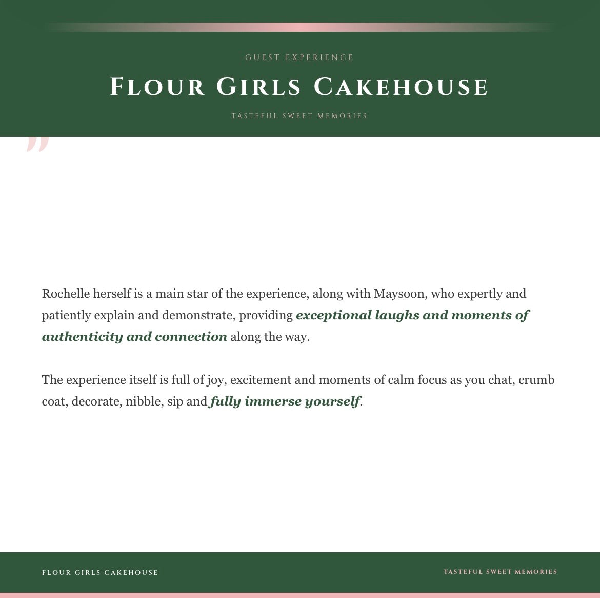 Floral Bento Cake Workshop with Afternoon Tea & Mocktails